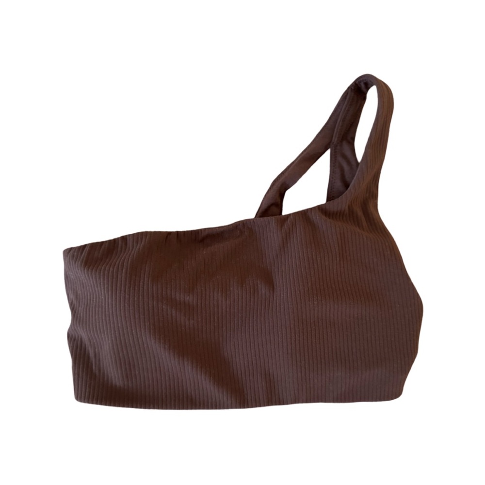 Lululemon Ribbed Nulu Asymmetrical Yoga Bra *Light Support, A/B Cup